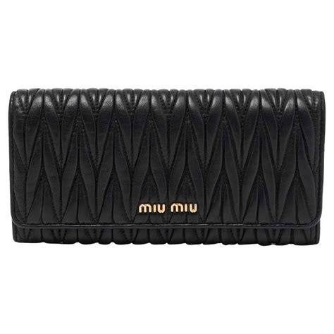 miu miu matelassé continental wallet|Miu Miu .